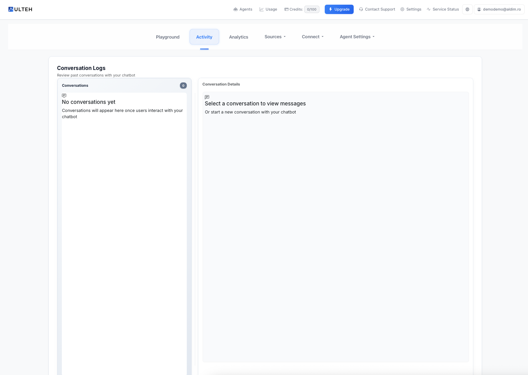 Activity Conversation Logs